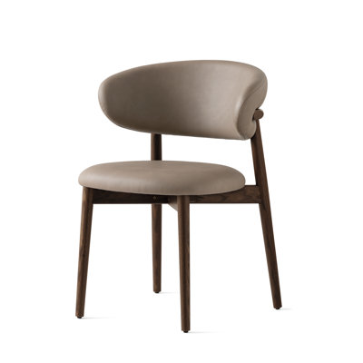 Chaise rembourrée Oleandro avec base en métal