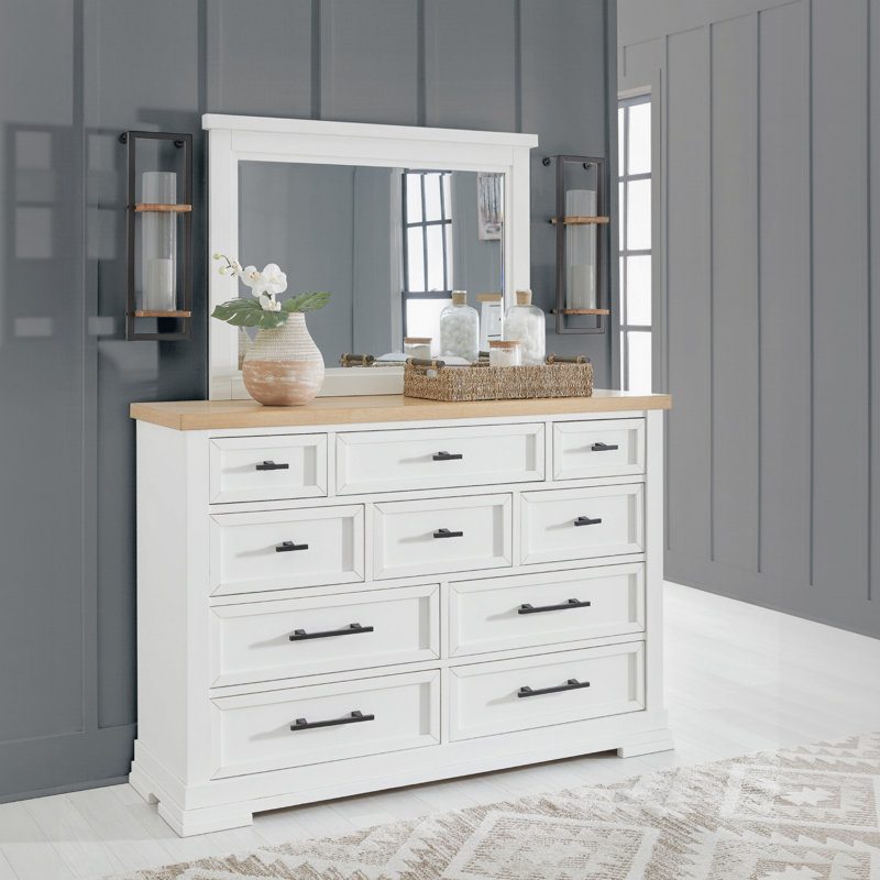 Leanore Dresser And Mirror
