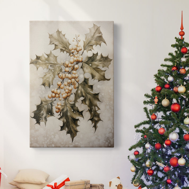 Art des Fêtes de Noël - Toile tendue avec châssis DCLxxxiv, H 12 po x l 8 po