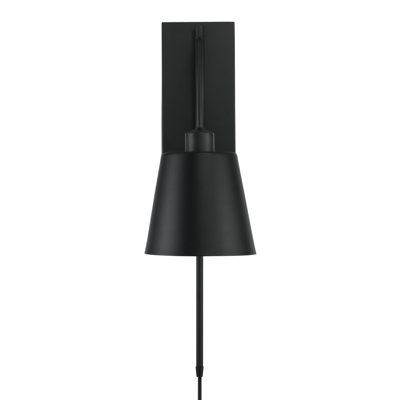 Alden Steel Plug-in Swing Arm Sconce