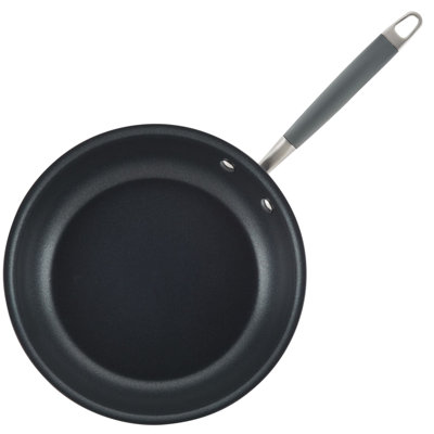 Anolon Advanced Home 10.25 & 12.75-Inch Aluminum Frying Pan 2 Piece Set, Onyx