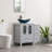 Breahnna 36'' Free Standing Single Bathroom Vanity with Manufactured Wood Top, Vessel Sink, Faucet, Drain-319323682-319323684