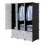 Humphery 16 Door Plastic Wardrobe