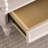 Cream style French solid wood end table