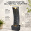 Column Fountain with Lights-192205445