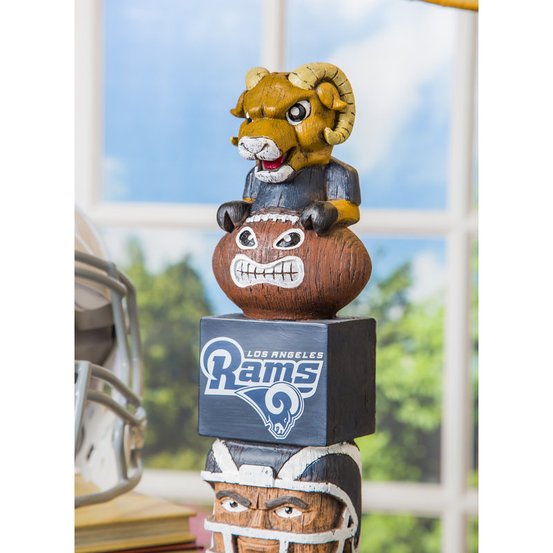 Miami Dolphins Hand-Painted Resin Tiki Garden Statue