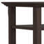 Table de bout transitionnelle en bois massif de 19 po avec 2 tablettes ouvertes Acadian-1063236904-1063236910
