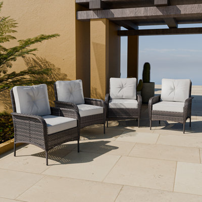 Wicker Outdoor Lounge Chair