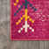 Blairsville Tribal Love Geometric Pink/Multi Rug