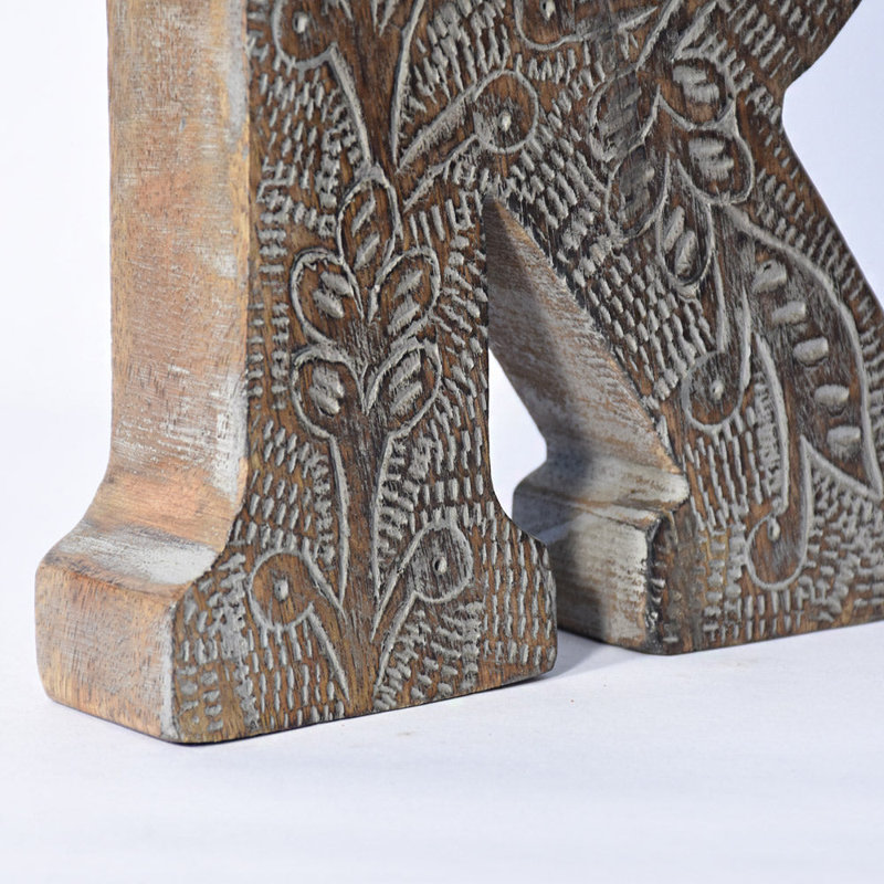 Haddam Text & Numbers Letter Block, R, Gray