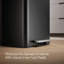 Reset 13 Gallon Kitchen Trash Can, Stainless Steel Hand Free Step Trash Can with Quiet-Close Lid-1121578211-1150266218
