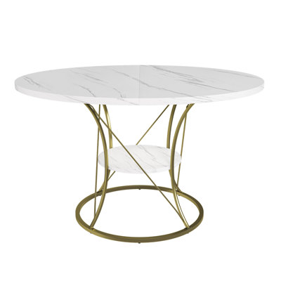 Round Extendable Dining Table