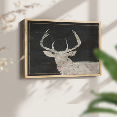 Brow Tine Deer I - reproduction encadrée - Restickable