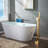Velvet 1 Handle Waterfall Faucet with Diverter-82601659