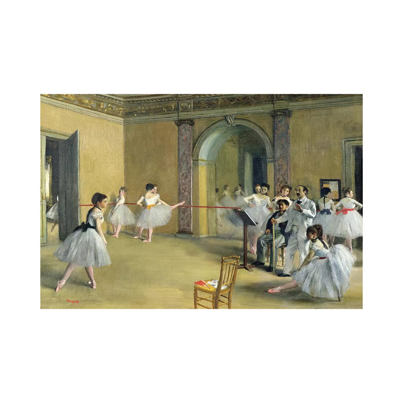 The Dance Foyer at the Opera on the rue Le Peletier, 1872 by Edgar Degas - 1 Piece Wrapped Canvas Painting