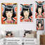 Midcenty Woman Div Portrait - Pop Art, art mural-681121336-714868397