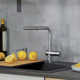 Linus Low Arc Pull-Out Dual-Spray Kitchen Faucet