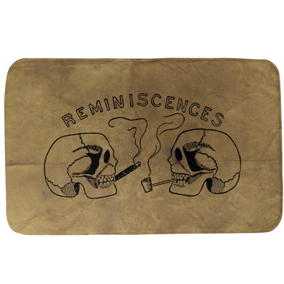 Tapis de bain reminiscences crânes Fawcett