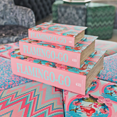 LLB- Book Box set of 3 - Flamingo-go