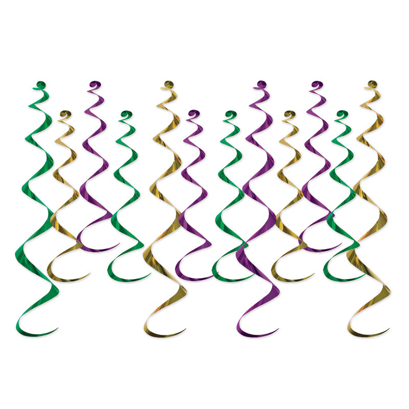 Tourbillons métalliques - 8 à 13,5 po et 4 à 25 po - paquet de 6