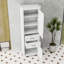 Armoire de rangement autoportante avec tiroirs, tablettes réglables et portes