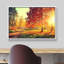 Reproduction d'art sur toile, paysage d'automne-119402567-93762953-56420134