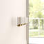 Éclairage pour salle de bain 5 lumières en nickel satiné à intensité variable Aitkens