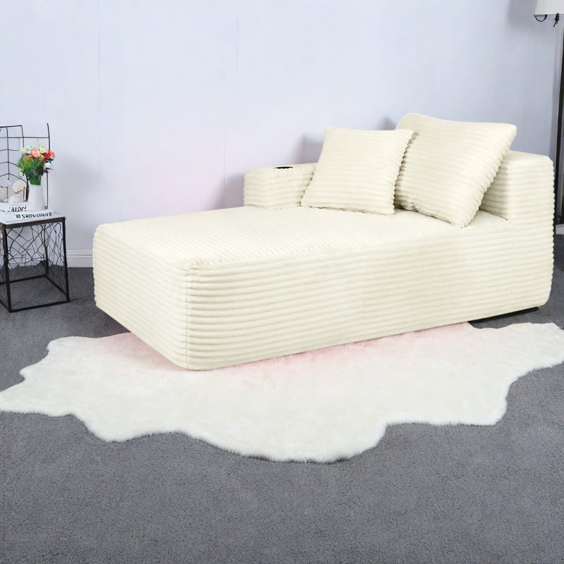Canapés d'angle à compression, canapé moderne en velours côtelé moelleux avec assise profonde pour salon