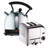Dualit Lite 2L Cordless Dome Kettle with Classic 2 Slice Toaster