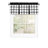 Plaid Tailored Kitchen Curtain-70338855-70338860