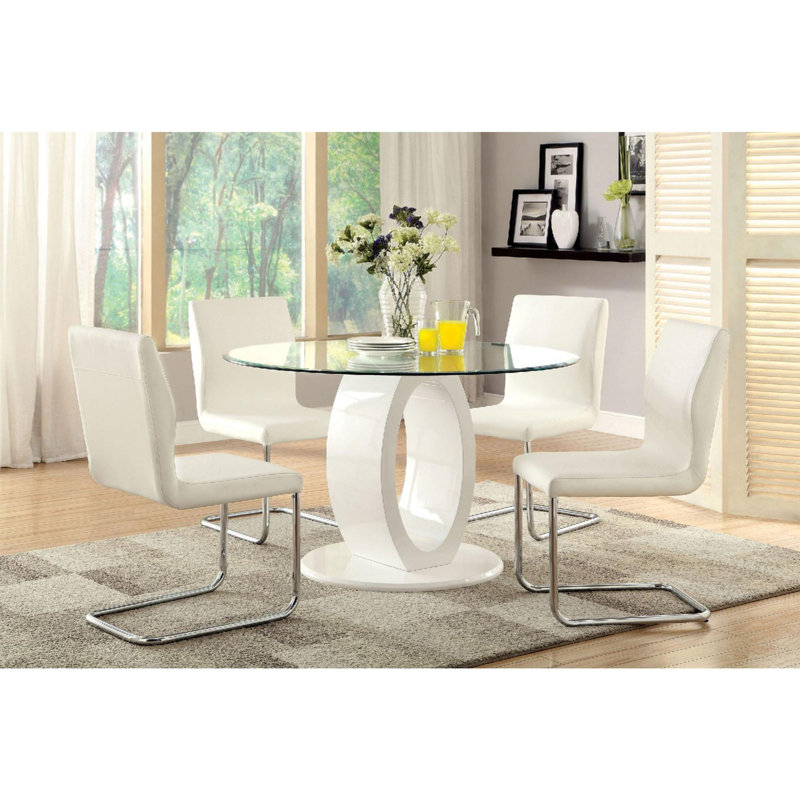 Chaises de salle à manger à hauteur de comptoir 3 pièces Modern Elegance