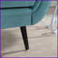 Chaise longue de style traîneau classique avec accoudoirs à volutes - l 68 po pour le salon et la chambre à coucher