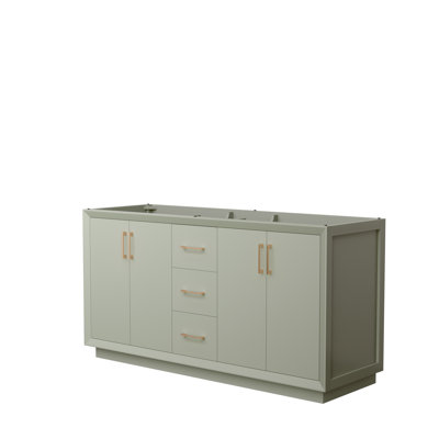 Strada 65.25'' Double Bathroom Vanity Base Only