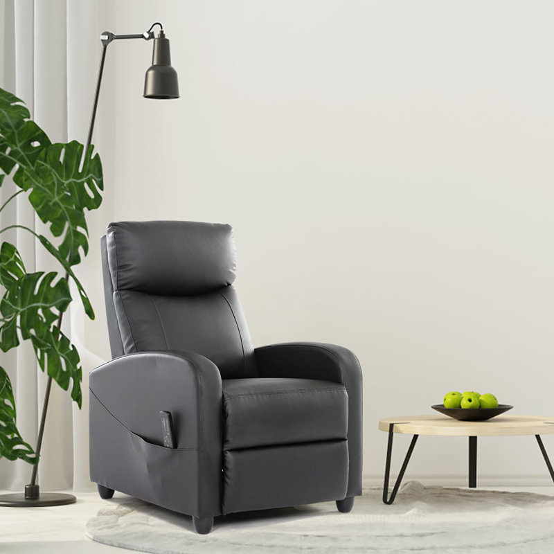 Fauteuil de massage en simili cuir avec fonction de massage, fauteuils compacts