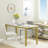 Bertans Metal Base Writing Desk