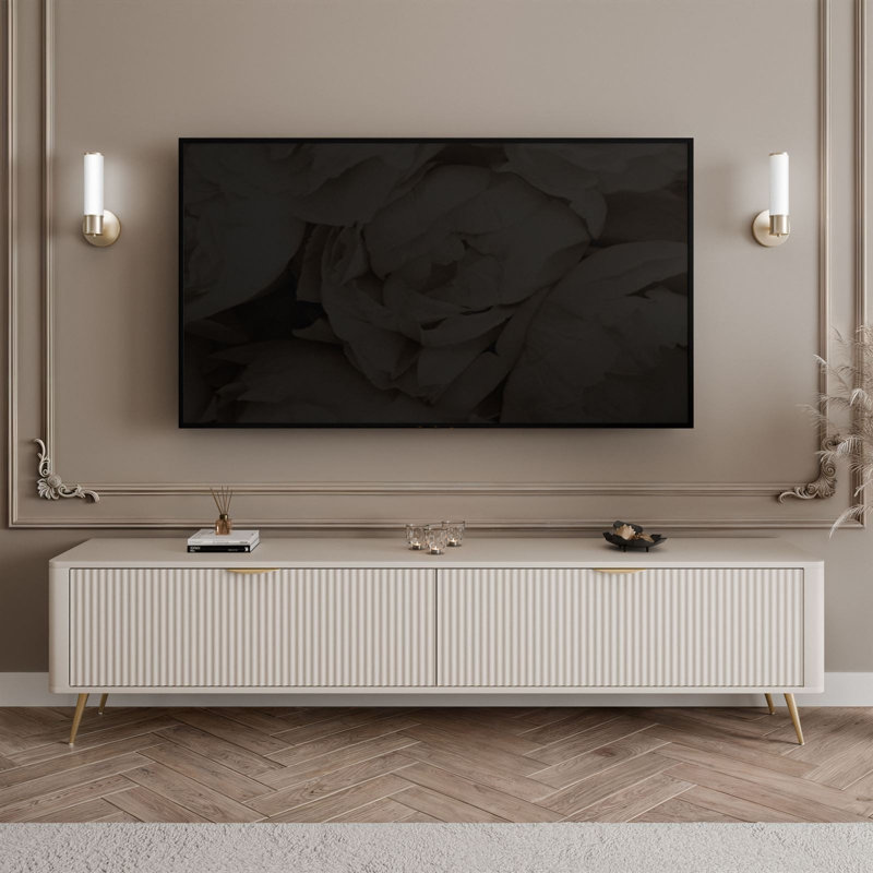 TV Stand for TVs up to 50", Beige