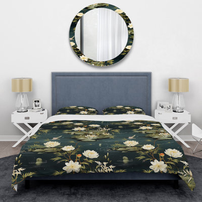Ensemble de housse de couette Tranquil Zen Oasis - Oriental
