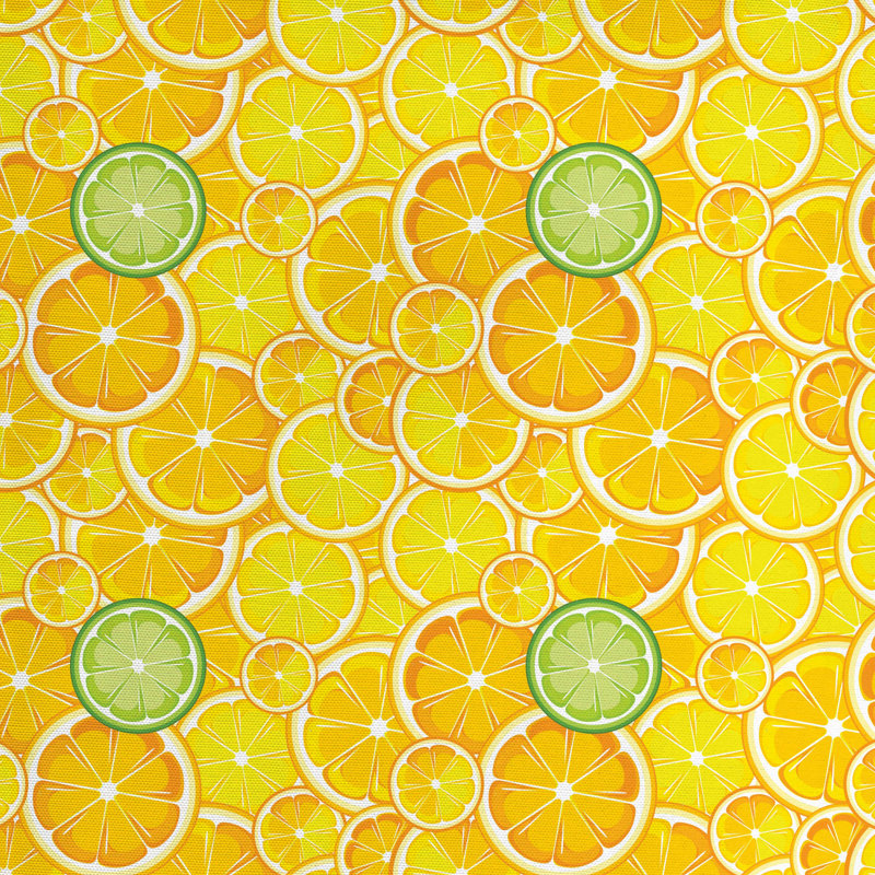 Tissu très grand et petit tissu citron lime, H 36 po x l 58 po x P 1 po