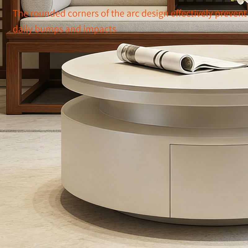 Table basse Elane , Blanc/Noir, Noir / blanc