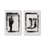 Ensemble de 2 cartes monochromes occidentales-1996475838-1996475829