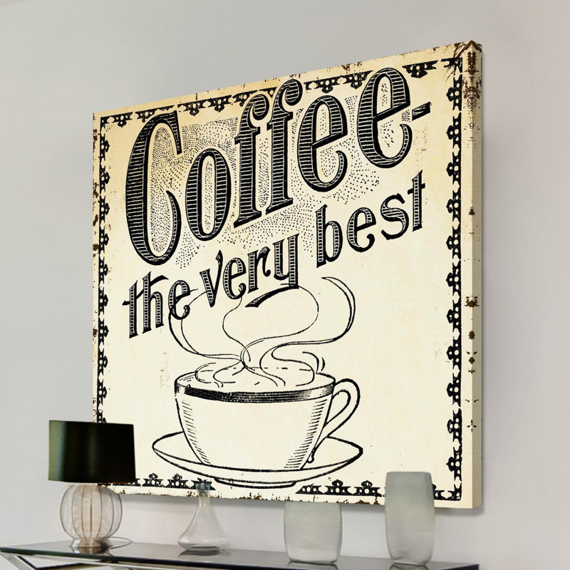Coffee Best - Wrapped Canvas Print, 102cm H x 102cm W