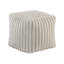 Pouf carré en velours côtelé, repose-pieds moderne avec base antidérapante, repose-pieds de 300 lb, tabouret de pieds, dimensions de 16 po, capacité, 16 po x 16 po x 16 po-131258226