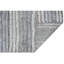 Striped Area Rug in Gray/White/Light Blue-506233771