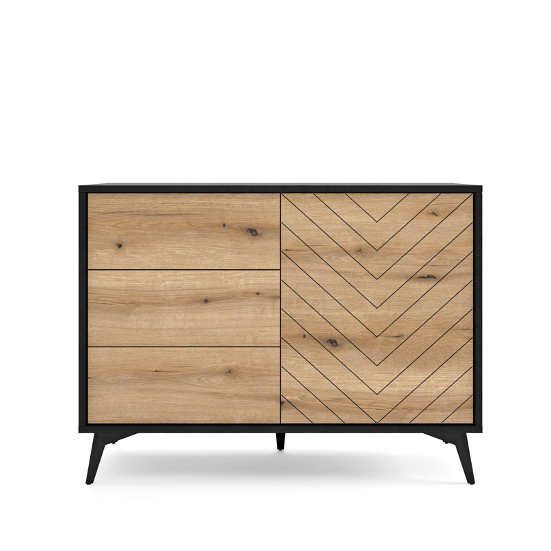 Marbury 104cm W 3 - Drawer Chest of Drawers