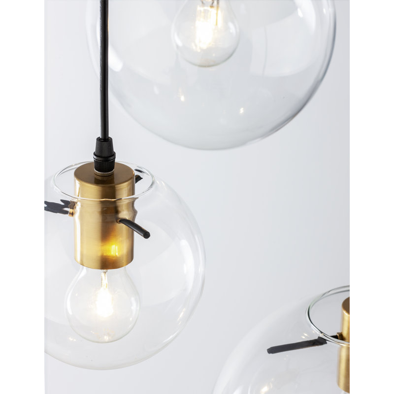 3 - Light Black Cluster Pendant