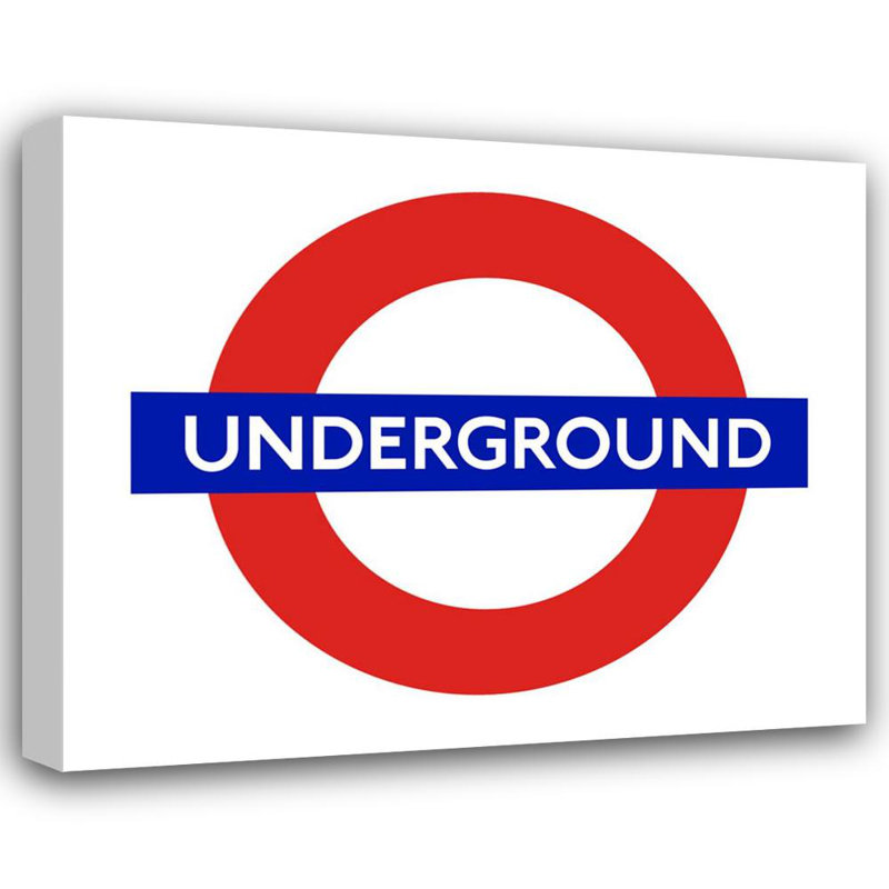London Underground, 20" H x 24" W