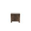Table de chevet 1Pc Table de chevet en bois 2X tiroirs Mobilier de chambre à coucher