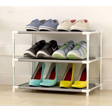 Multi-functional Metal Shoe Rack And Clothes Storage Rack For