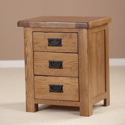 50cm W Solid Wood Bedside Table