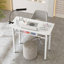 Table à clous pliable Kylan Professional avec structure en métal, dépoussiéreur, coussin de poignet, lampe à DEL et accessoires de rangement-2119482425